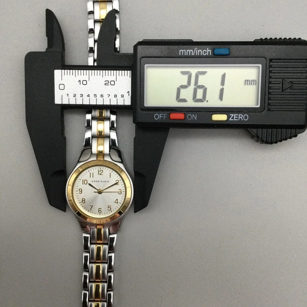 Anne Klein 10/5491 Women Watch 26mm Silver Dial Two Tone Dress New Battery 6.75